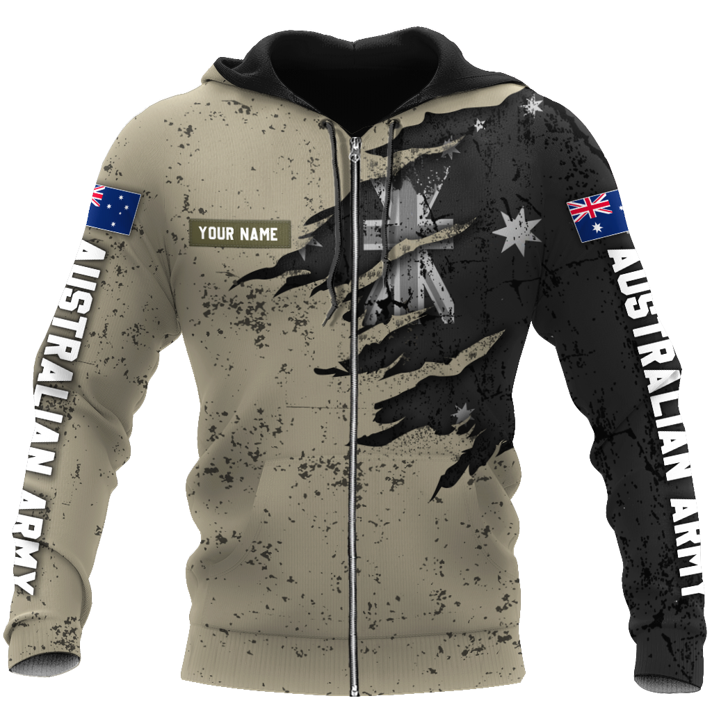 Tmarc Tee Custom name Australian Army Camo 3D Design Print Shirts