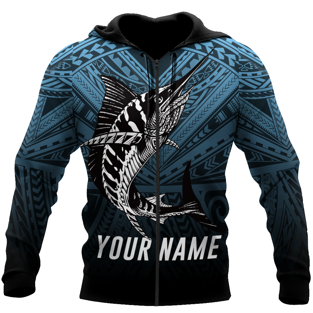 Amazing Polynesian Mahi Mahi Go Fishing Unisex Personalized Deluxe Hoodie ML