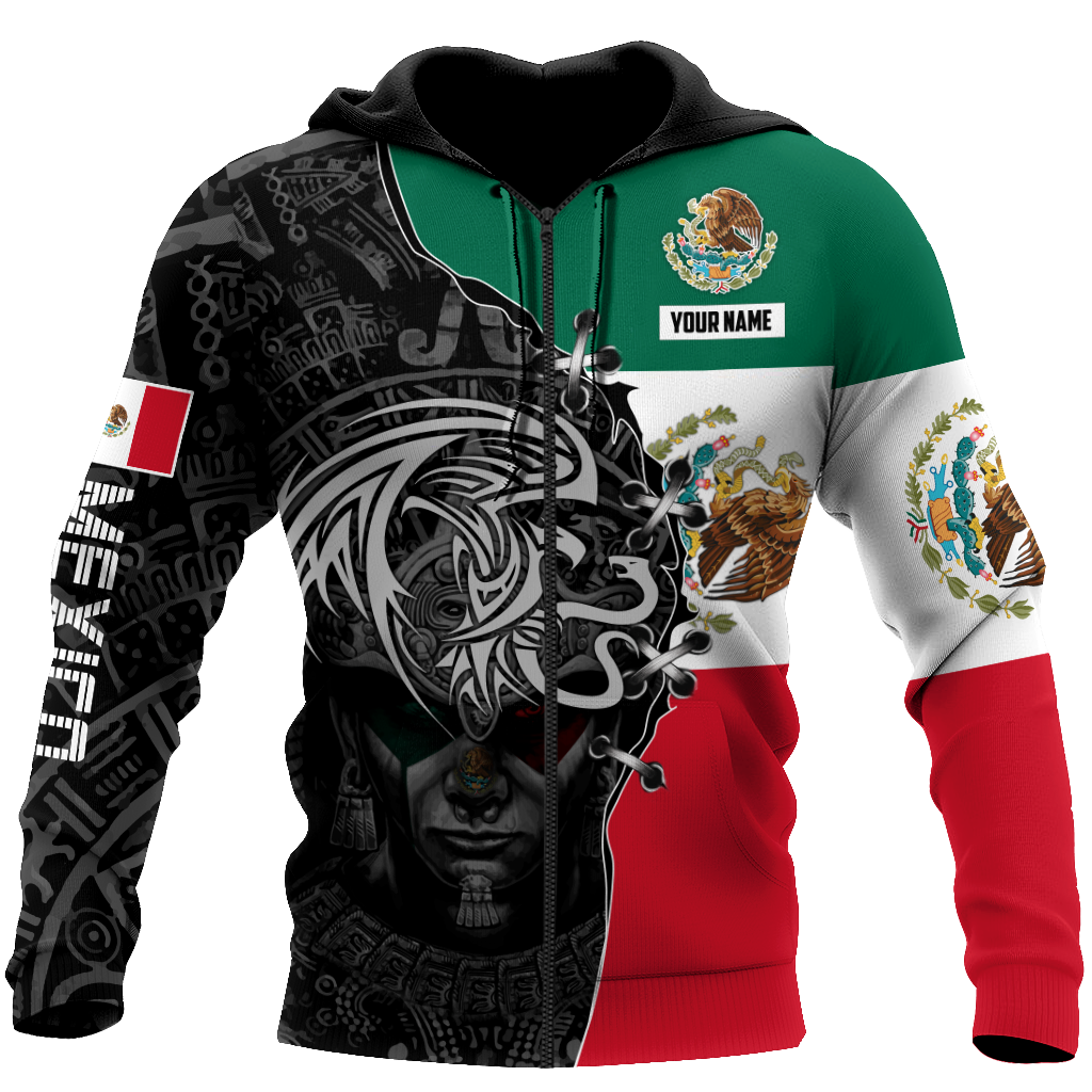 Aztec Mexico Persionalized 3D All Over Printed Unisex Shirts