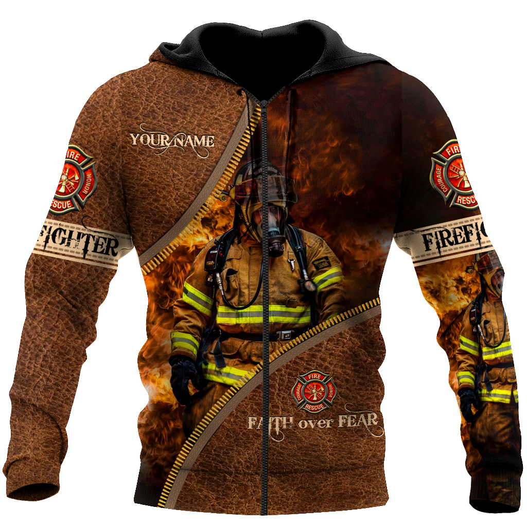 Customize Name Firefighter Hoodie For Men And Women MH06022102