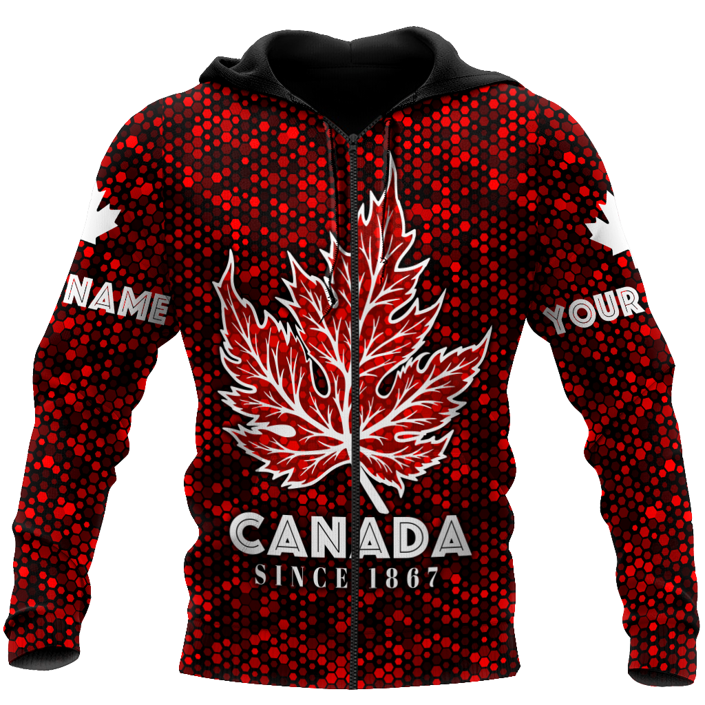 Canada Day No28 Personalize Premium Unisex Hoodie