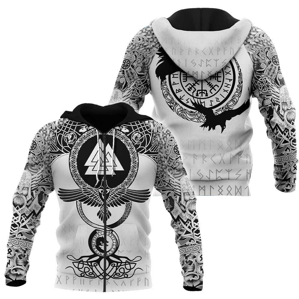 Viking Warrior Tattoo 3d All Over Printed