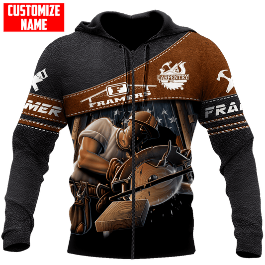 Carpenter 3D All Over Printed Unisex Shirts SN12102104