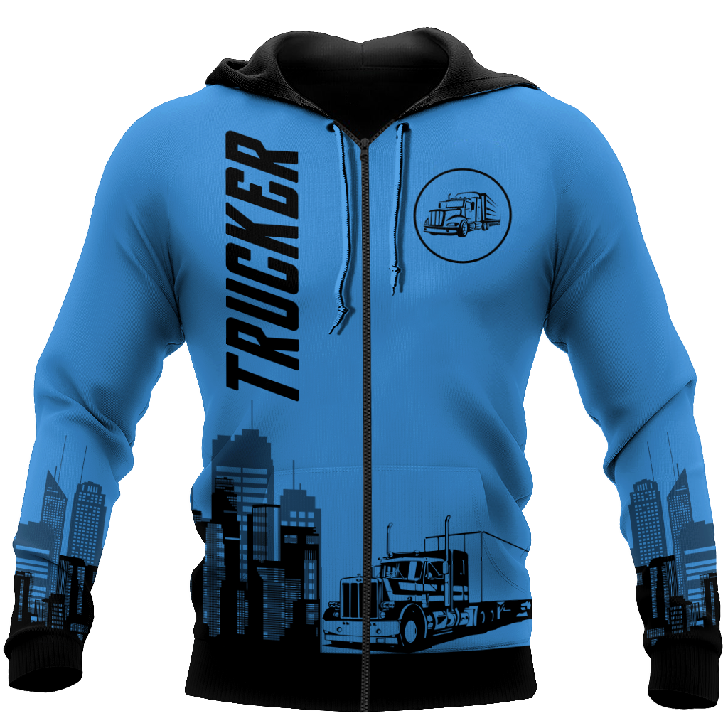 Trucker 3D All Over Printed Shirts For Men and Women