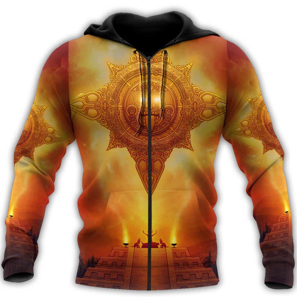 Aztec Mexican 3D All Over Printed Hoodie