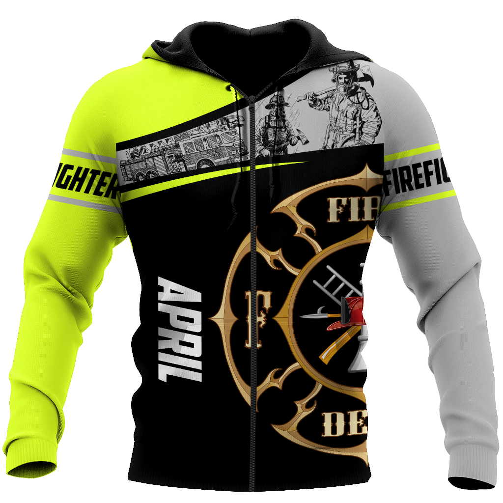 April Firefighter Hoodie For Men And Women MH28012116