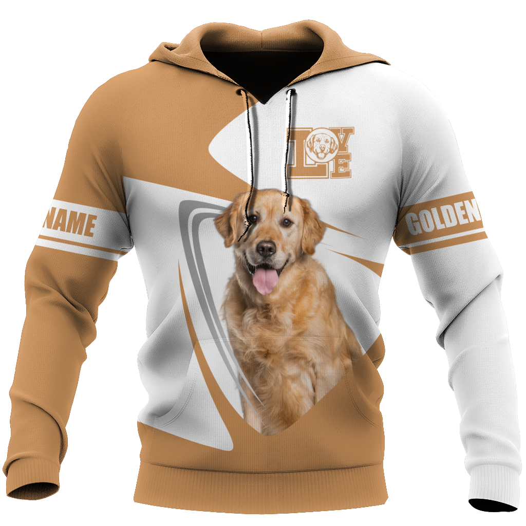 Premium Golden Retriever Lover 3d All Over Printed Unisex