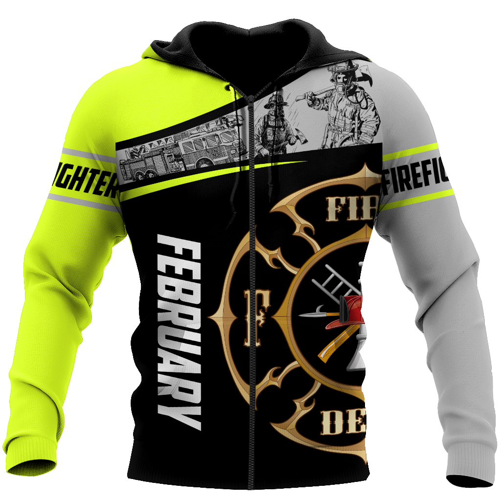 February Firefighter Hoodie For Men And Women MH28012114
