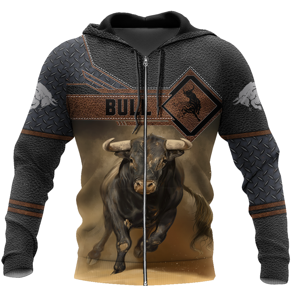 Bull 3D All Over Printed Unisex Shirts For Men And Women