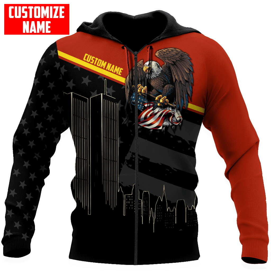 Customize Name Firefighter 3D All Over Printed Unisex Shirts