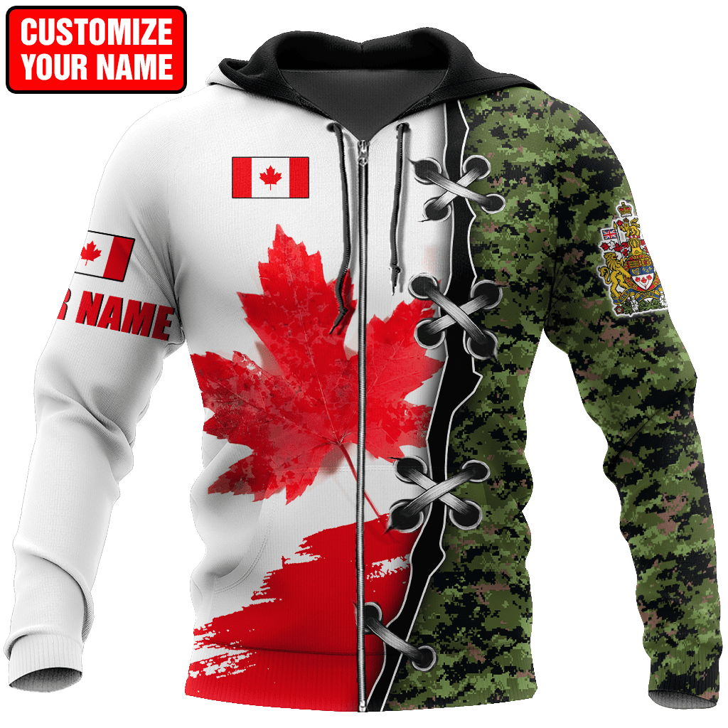Canada Day No27 Personalize Premium Unisex Hoodie