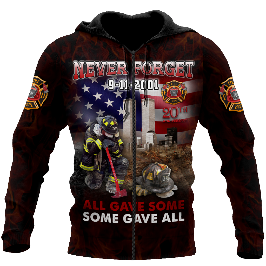 Customize Name Firefighter Hoodie For Men And Women