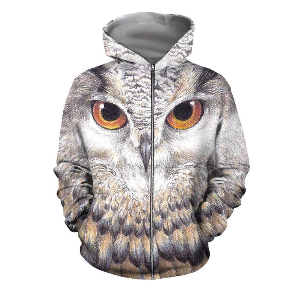 3D All Over Printed Owl Art Shirts - Amaze Style™-Apparel