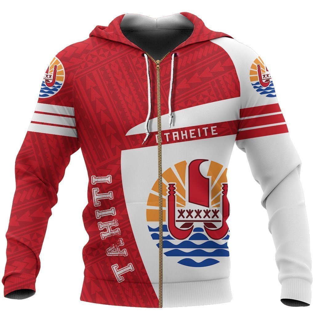 Tahiti French Polynesia Sport Hoodie NVD1211 - Amaze Style™-Apparel