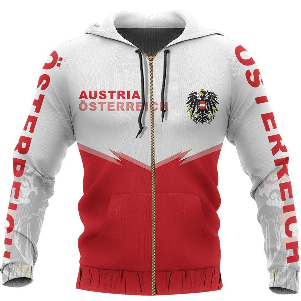 Austria Flag Hoodie - Energy Style Ver NVD1266 - Amaze Style™-Apparel