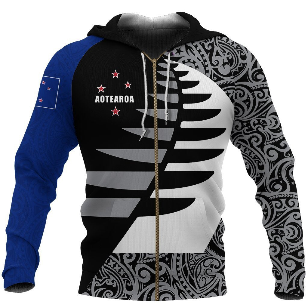 Aotearoa Silver Fern Hoodie Sailing PL258 - Amaze Style™-Apparel
