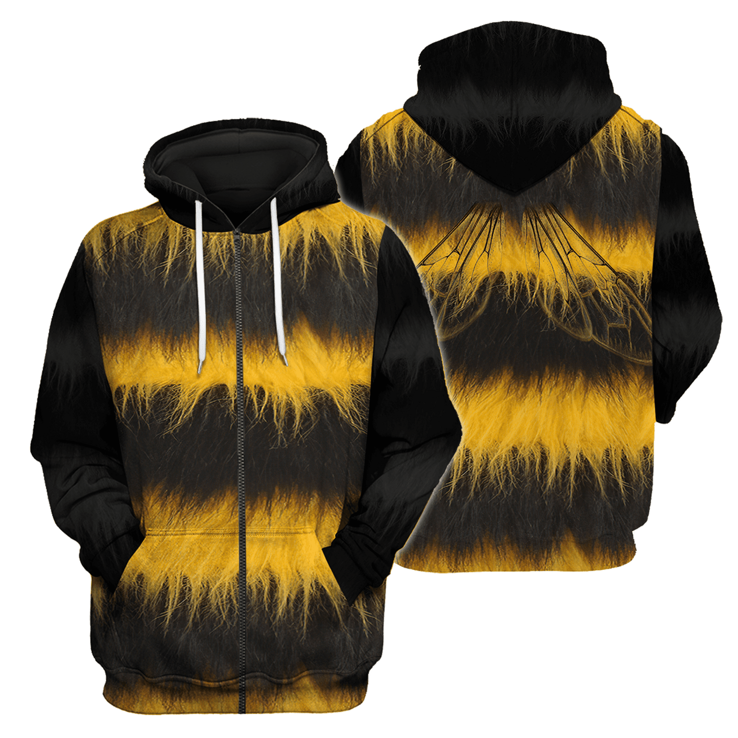 Bee No1 Cosplay 3D Over Printed Unisex Deluxe Hoodie ML
