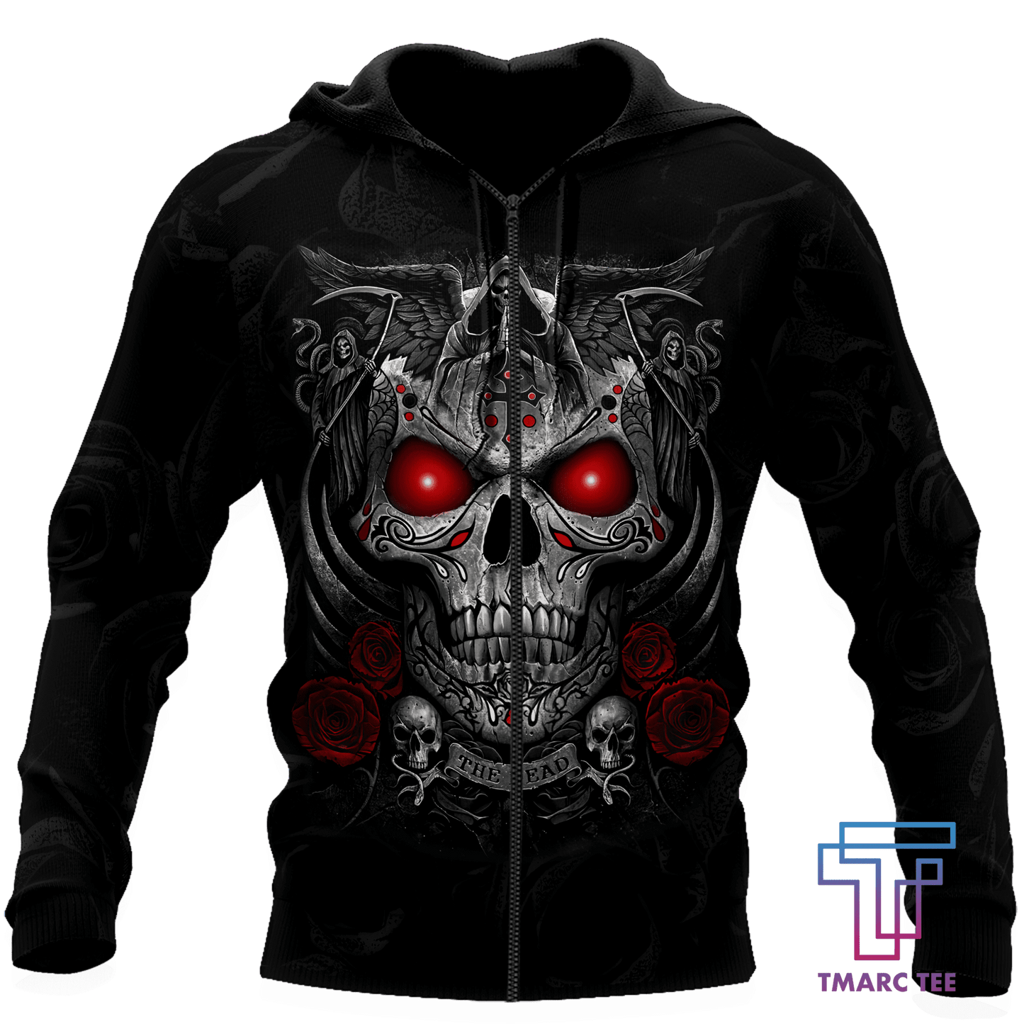 Tmarc Tee Blessing Skull 3D All Over Printed Unisex Shirts