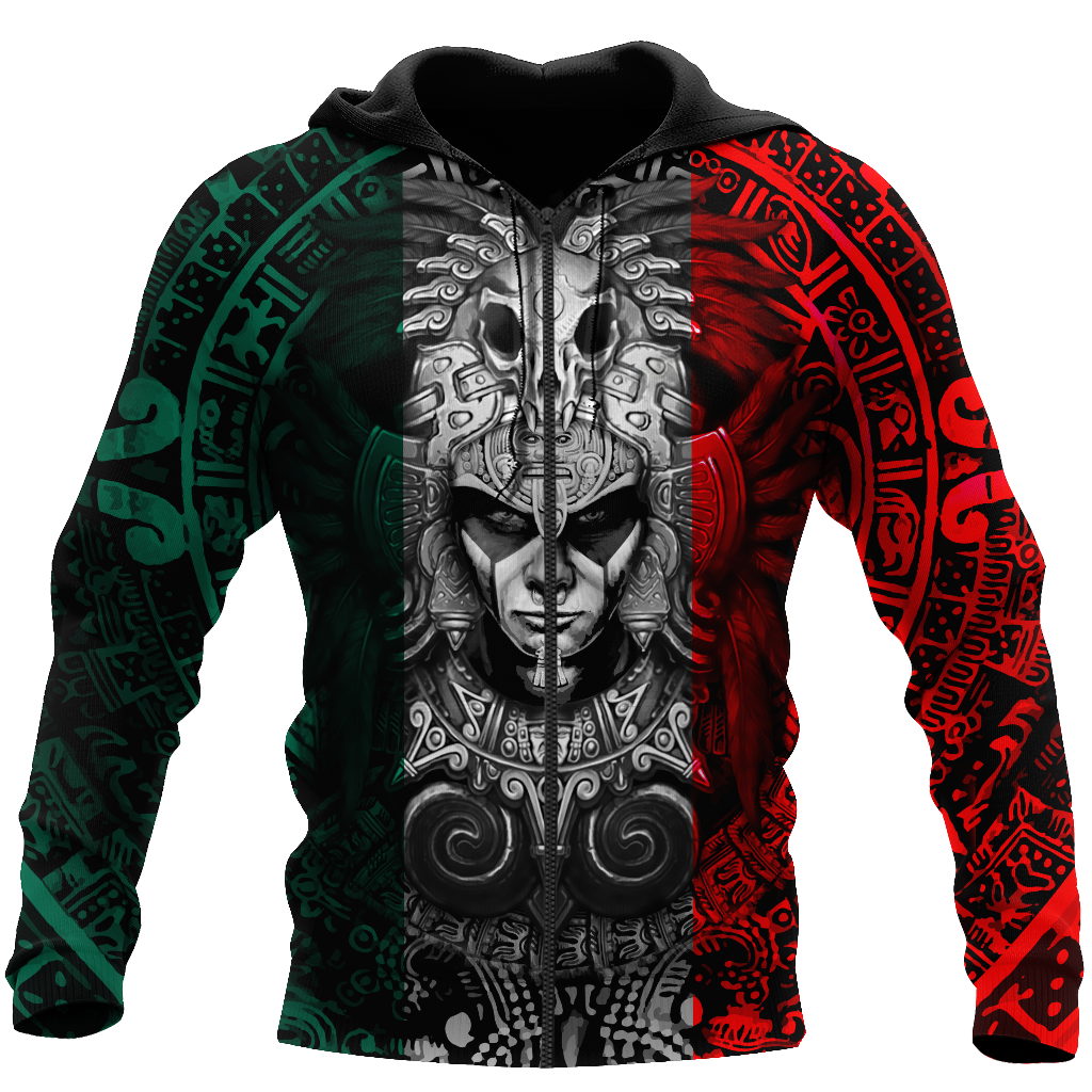 Aztec Warrior Mexico 3D All Over Printed Shirts