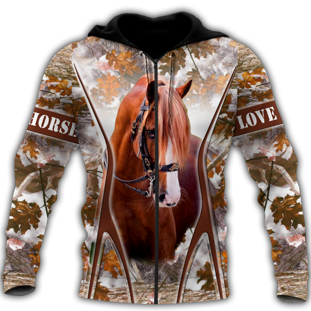 Beautiful American Quarter Horse 3D All Over Printed Shirts For Men And Women NTN24122002CL