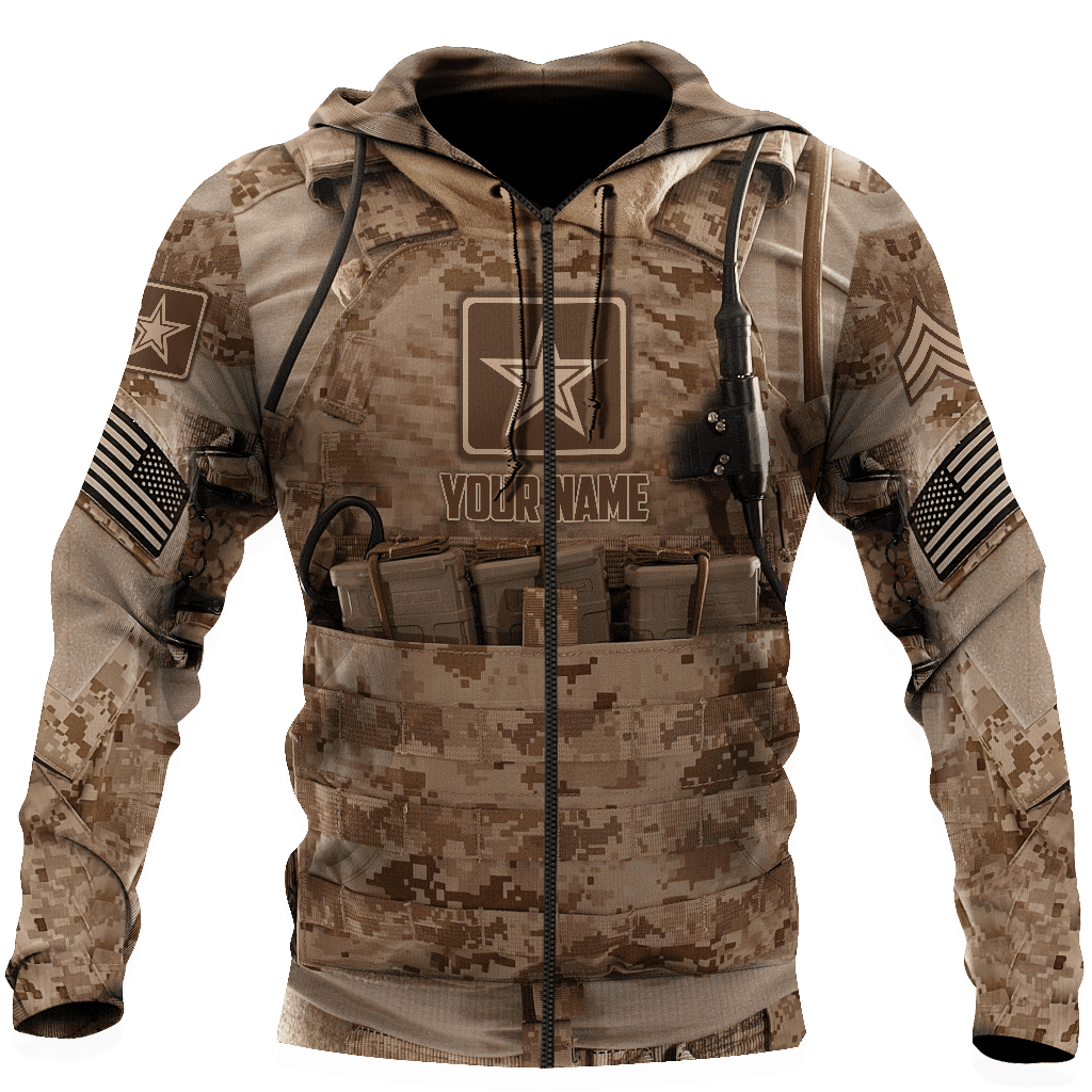 US Army Veteran Camo 3D All Over Printed