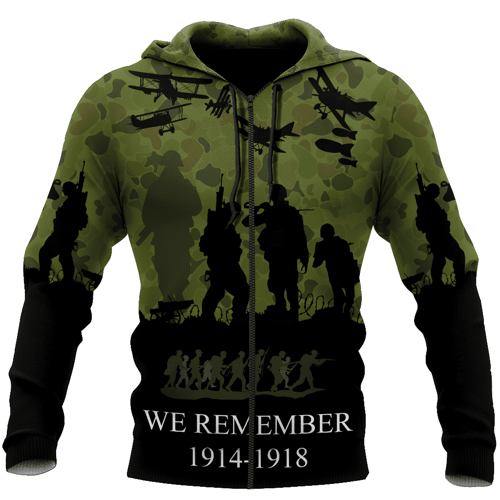 Anzac Day We Remember 3D Printed Unisex Shirts TN