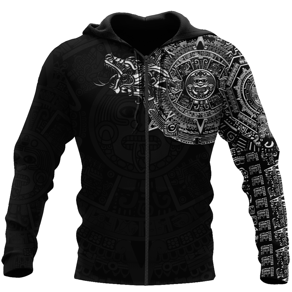 Aztec Warrior 3D All Over Printed Unisex Hoodie