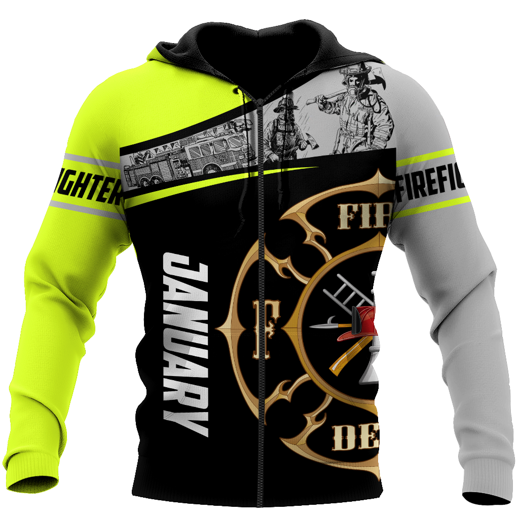 January Firefighter Hoodie For Men And Women MH28012113