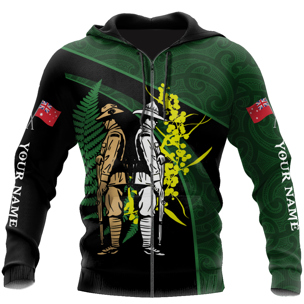 Tmarc Tee Anzac day custom name the ode Australia and Kiwi 3D print shirt