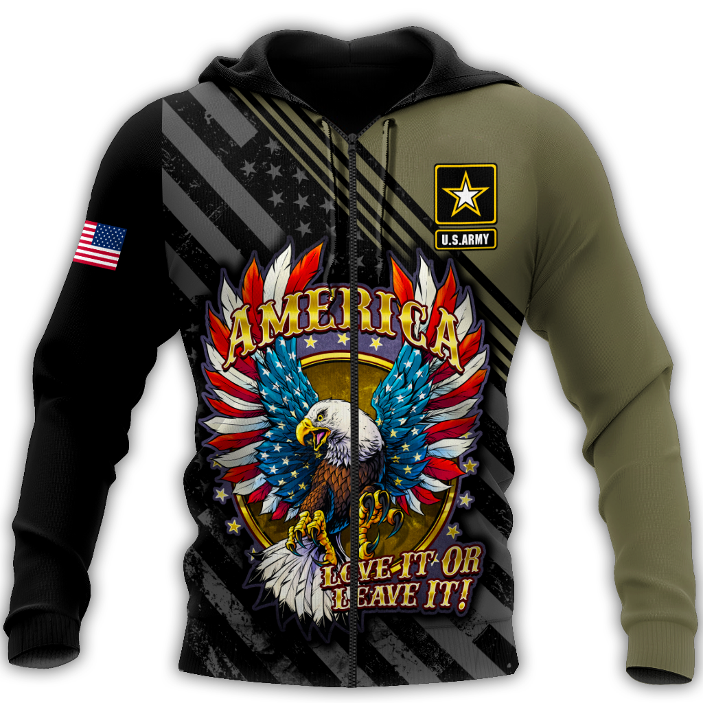 American US Army Unisex Hoodie