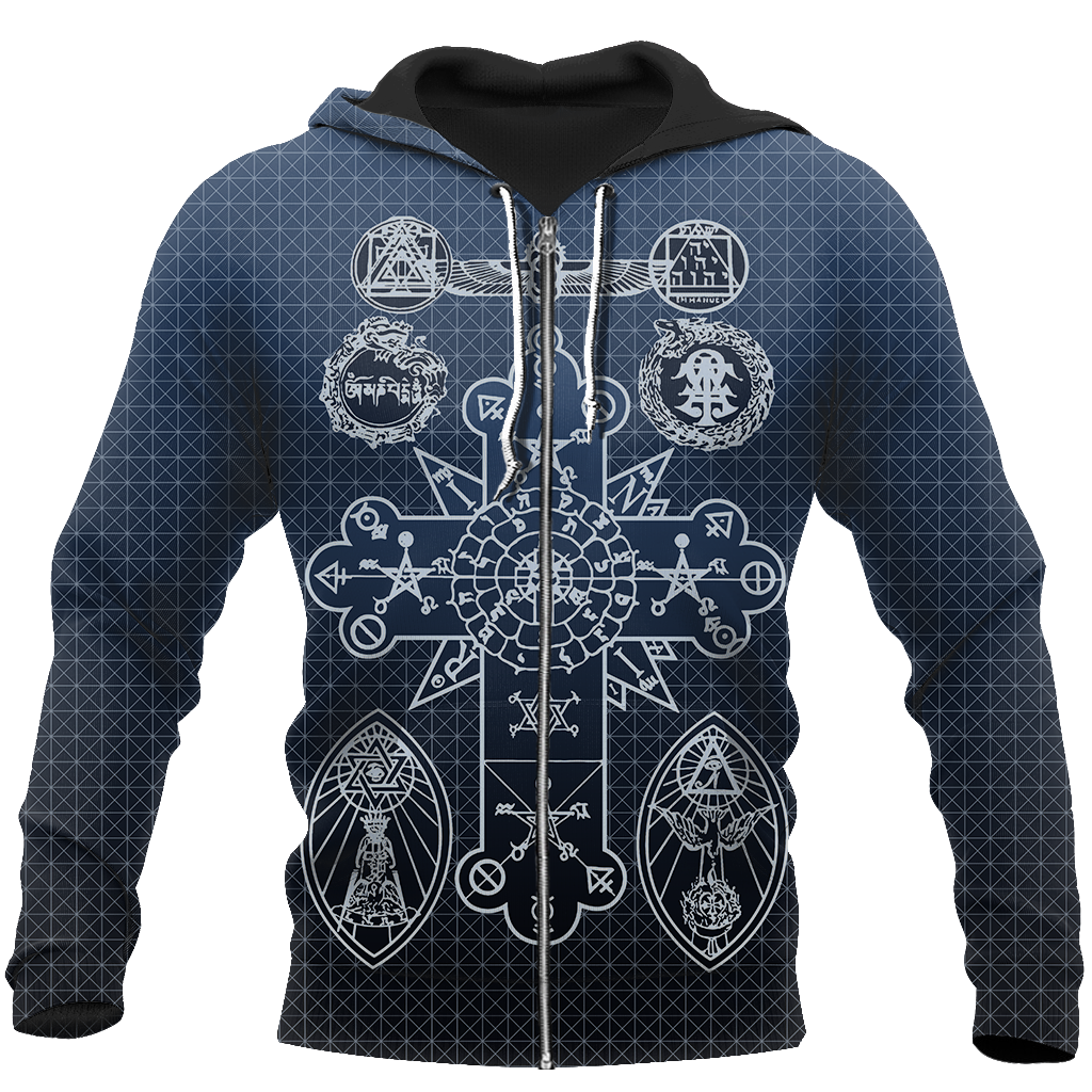 Alchemy 3D All Over Printed Shirts Hoodie JJ140105-Apparel-MP-Zipped Hoodie-S-Vibe Cosy™