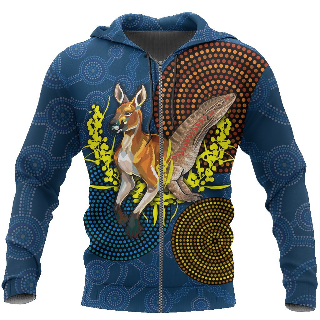 We are one Koori and Australia all over shirt for men and women blue TR030402 - Amaze Style™-Apparel
