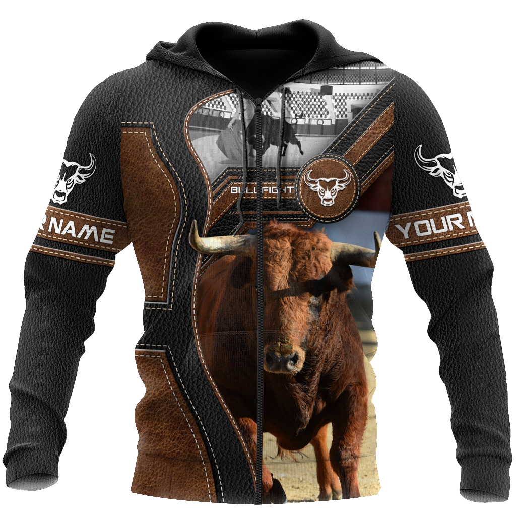 Bullfight Persionalized Your Name 3D All Over Printed Shirts JJ24052101 KT