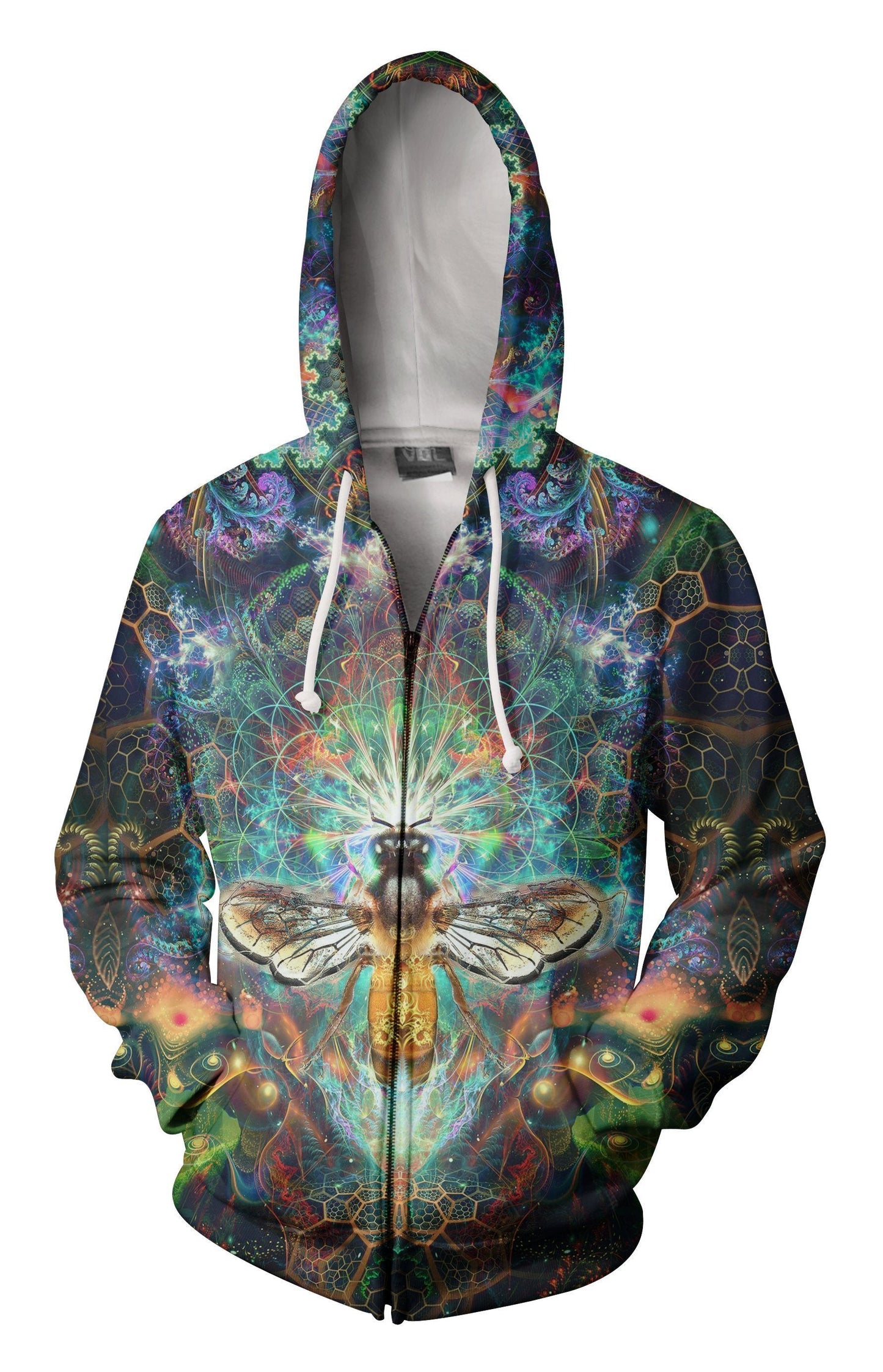 3D All Over Galaxy  Bumble Bee Hoodie - Amaze Style™-Apparel