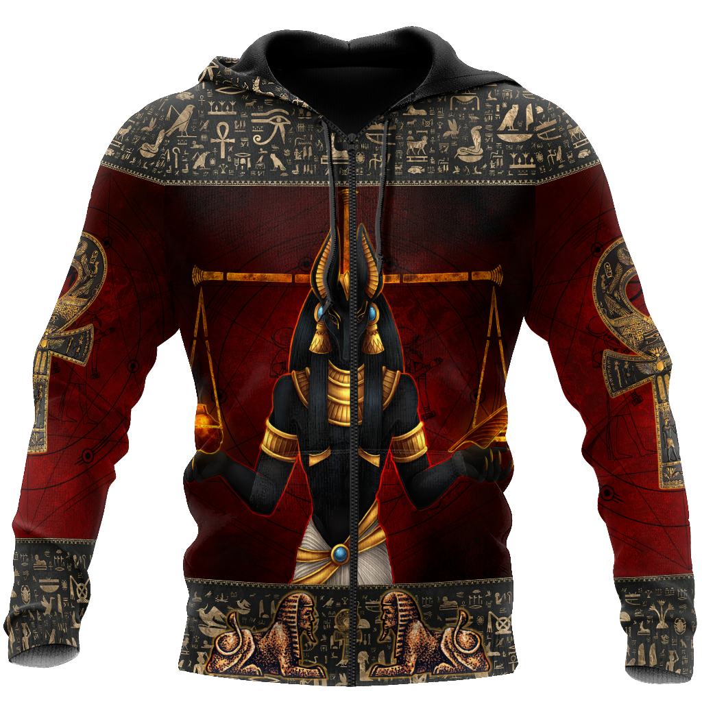 Anubis Ancient Egyptian 3D All Over Printed Shirts For Men And Women JJ26062004