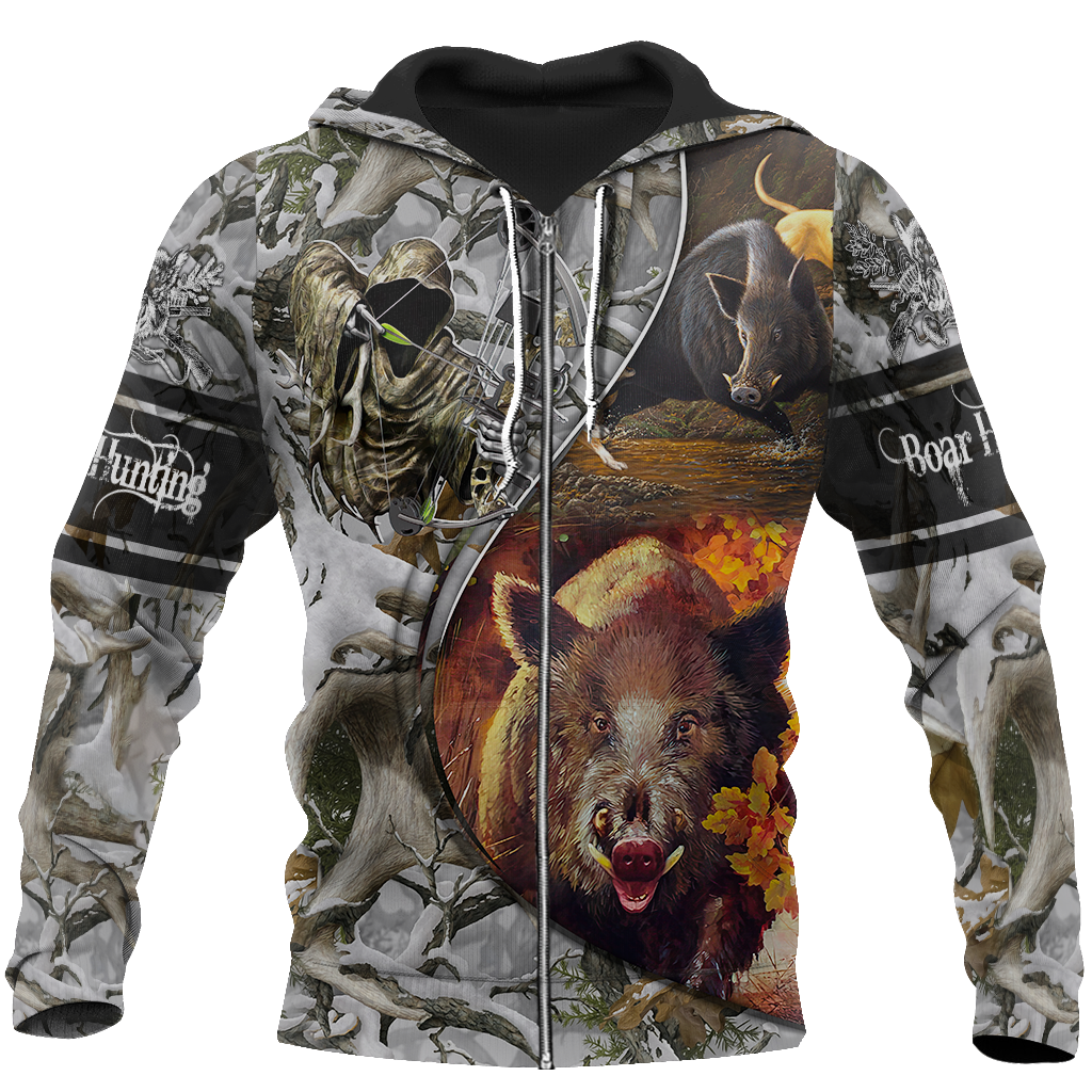 Boar hunting camo 3D all over printed shirts for men and women JJ271202 PL - Amaze Style™-Apparel