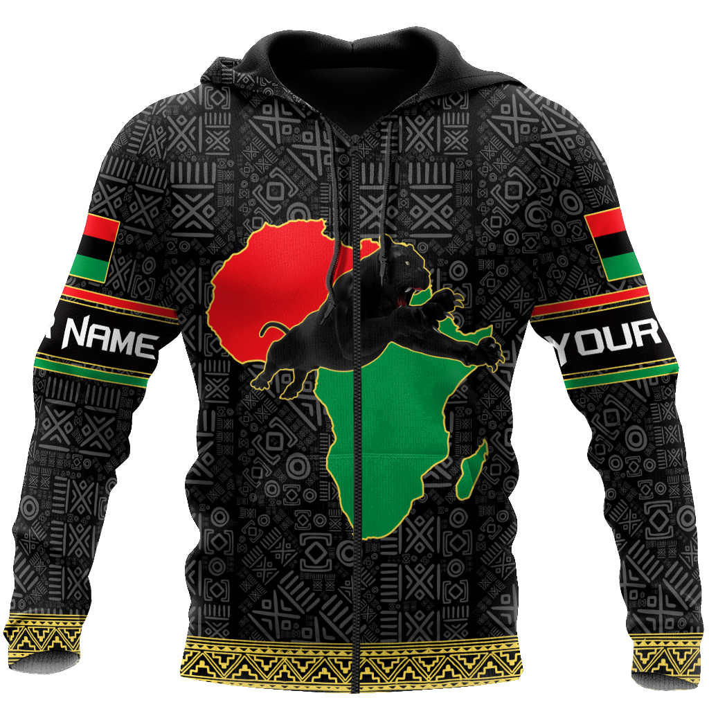 African American Persionalized Your Name 3D All Over Printed Shirts JJ26052103 KT