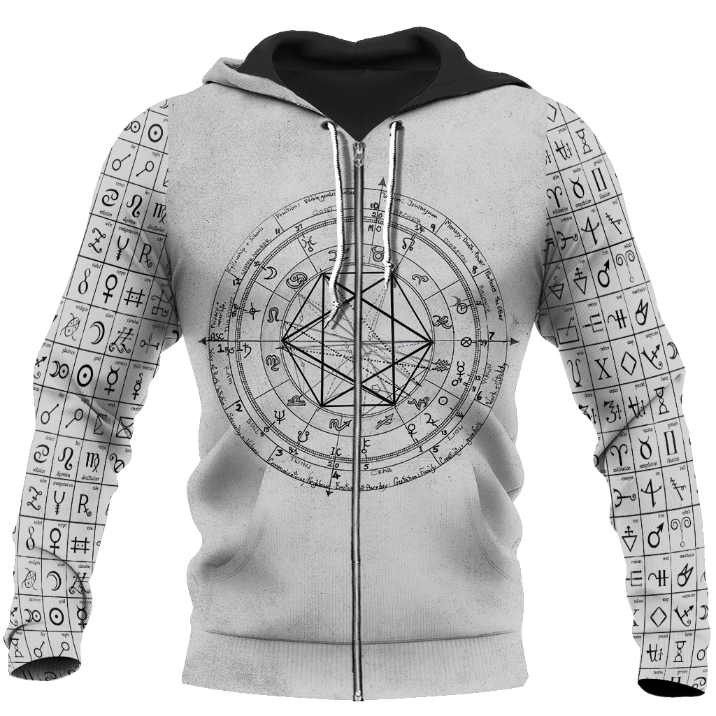 Alchemy Birth Chart 3D All Over Printed Shirts Hoodie JJ160302 - Amaze Style™-Apparel