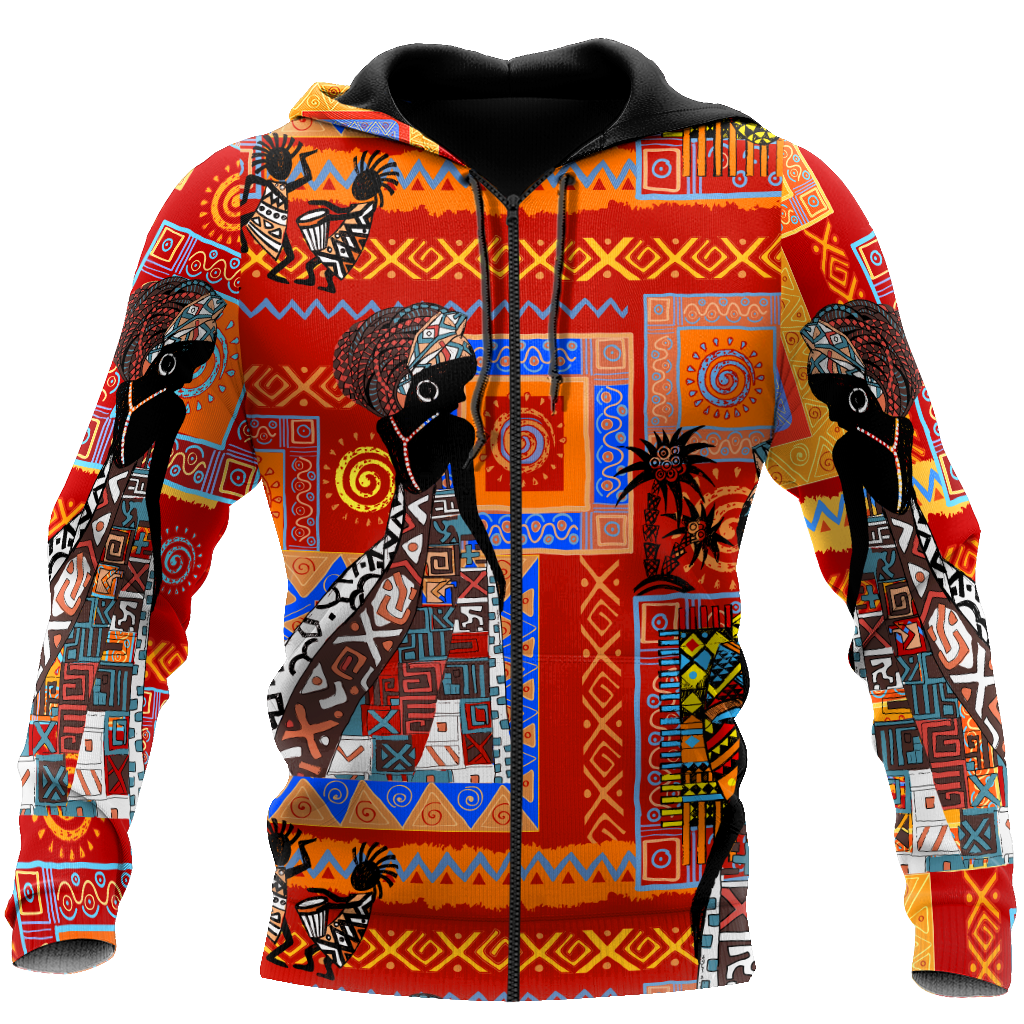 African Print Pattern Hoodie JJ22062001-ML-Apparel-ML-Zipped Hoodie-S-Vibe Cosy™