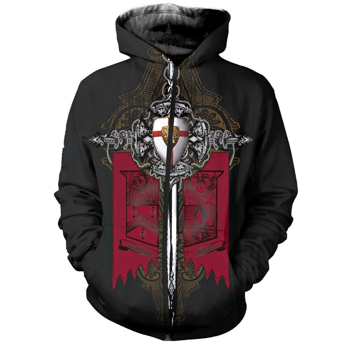 3D All Over Printed Knights Templar T-shirt Hoodie - Amaze Style™-