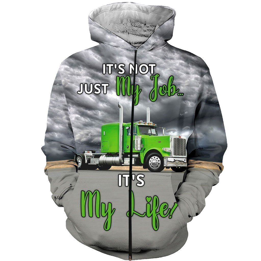 3D All Over Printed Green Truck Shirts and Shorts - Amaze Style™-Apparel