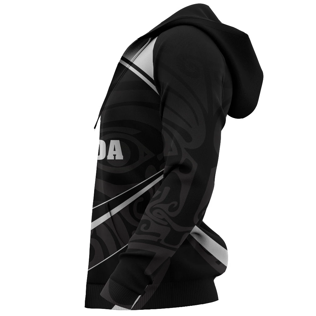 Aotearoa Silver Fern Zipper Hoodie PL208 - Amaze Style™-Apparel