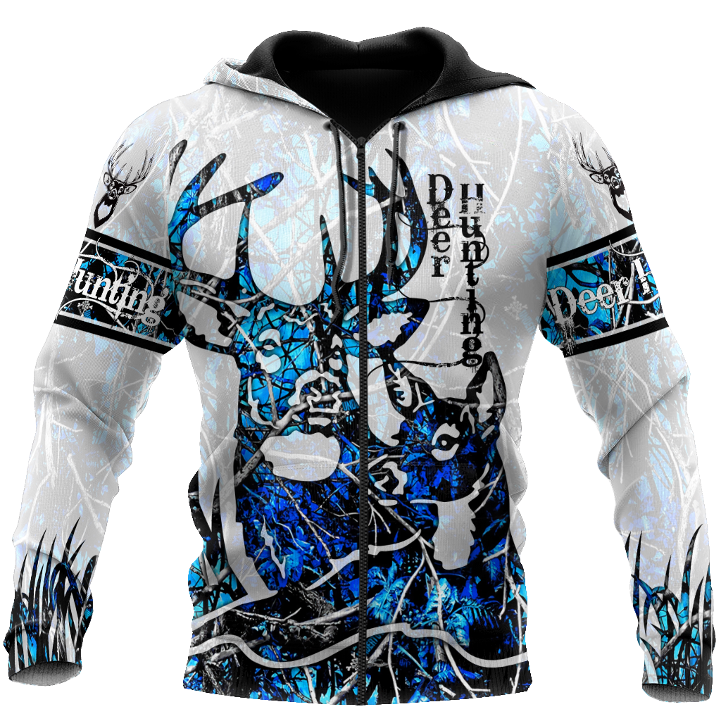 3D All Over Print Deer Hunting Hoodie TN070801
