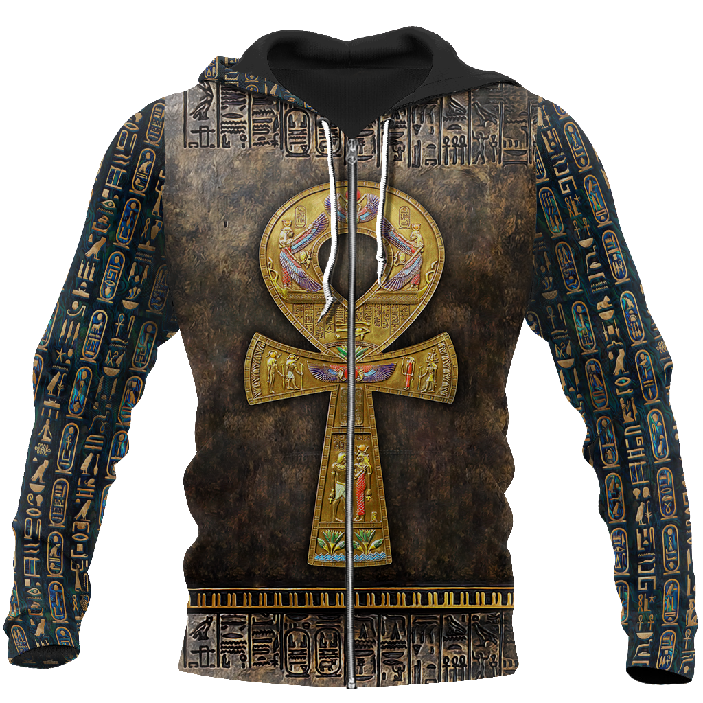 Ancient Egypt Ankh 3D All Over Printed Shirt Hoodie For Men And Women MP1001 - Amaze Style™-Apparel