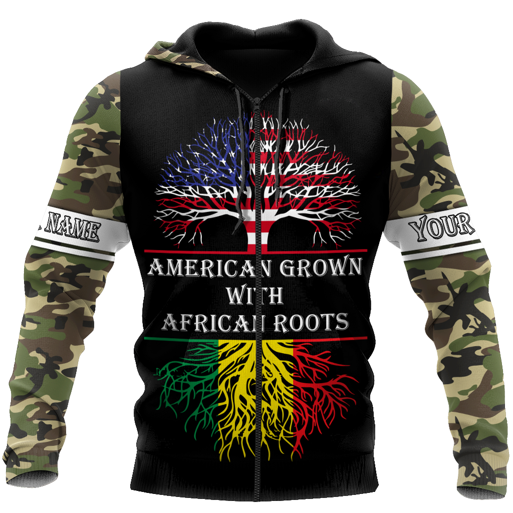 African American Persionalized Your Name 3D All Over Printed Shirts JJ26052105 KT