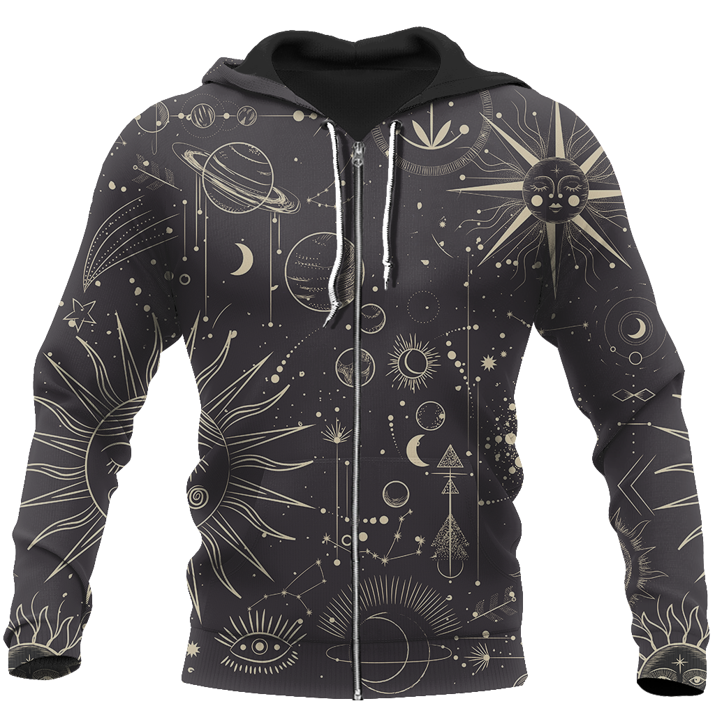 3D All Over Printed Shirts Hoodie Sun and Moon MP998-Apparel-MP-zip-up hoodie-S-Vibe Cosy™