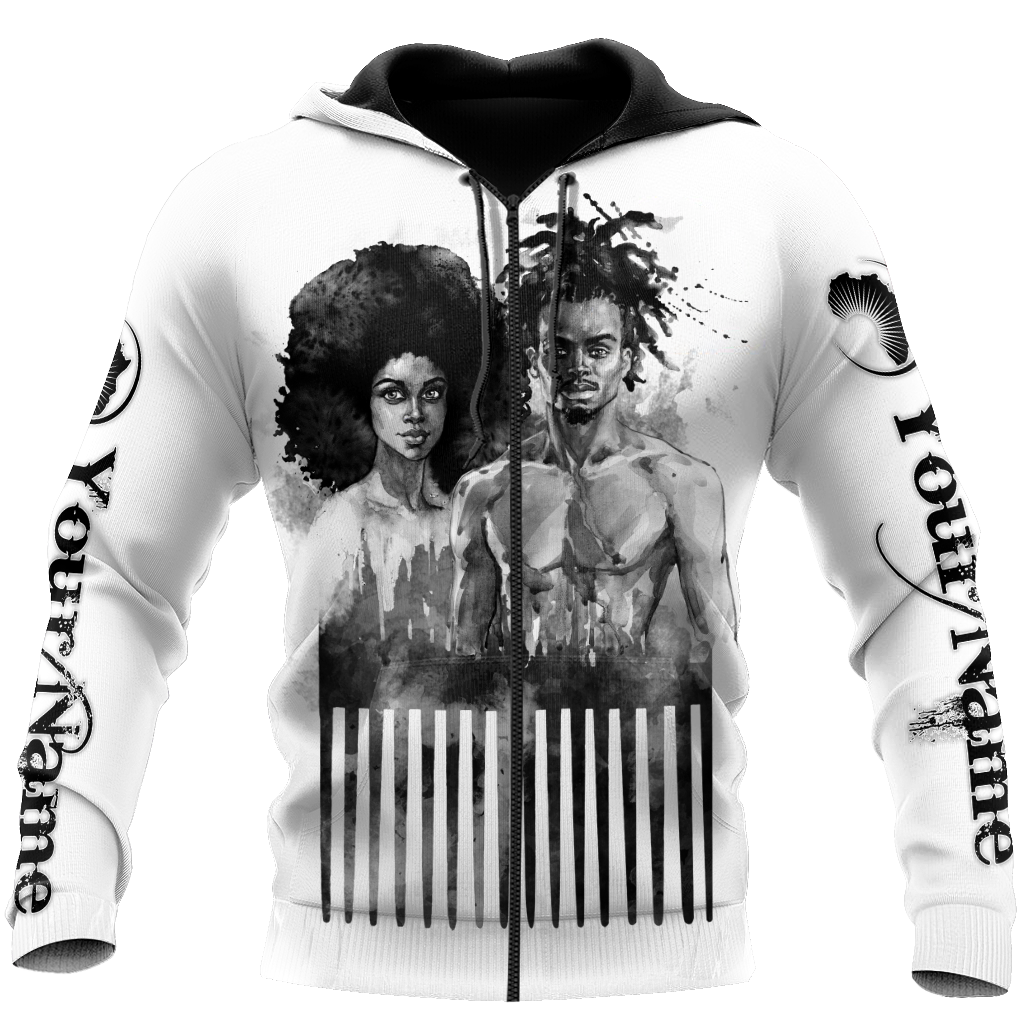 African American Persionalized Your Name 3D All Over Printed Shirts JJ20052103 KT