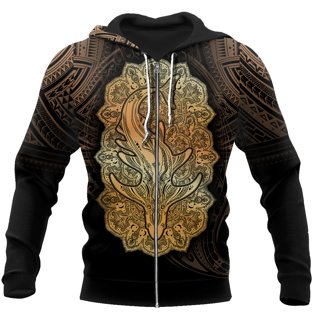 Wild Shark Polynesian 3d all over printed shirt and short for man and women JJ190202 PL - Amaze Style™-Apparel