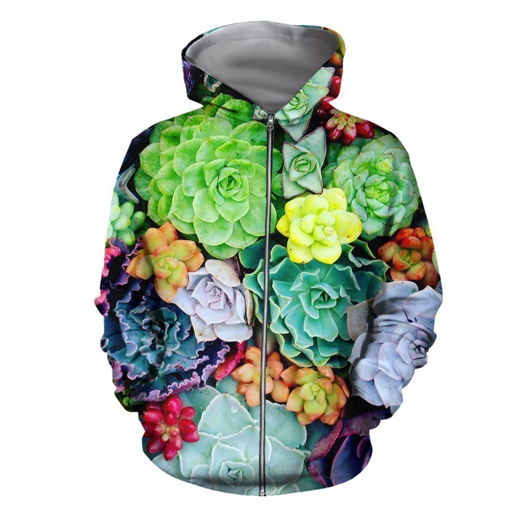 3D All Over Printed Colorful Succulent Shirts - Amaze Style™-Apparel
