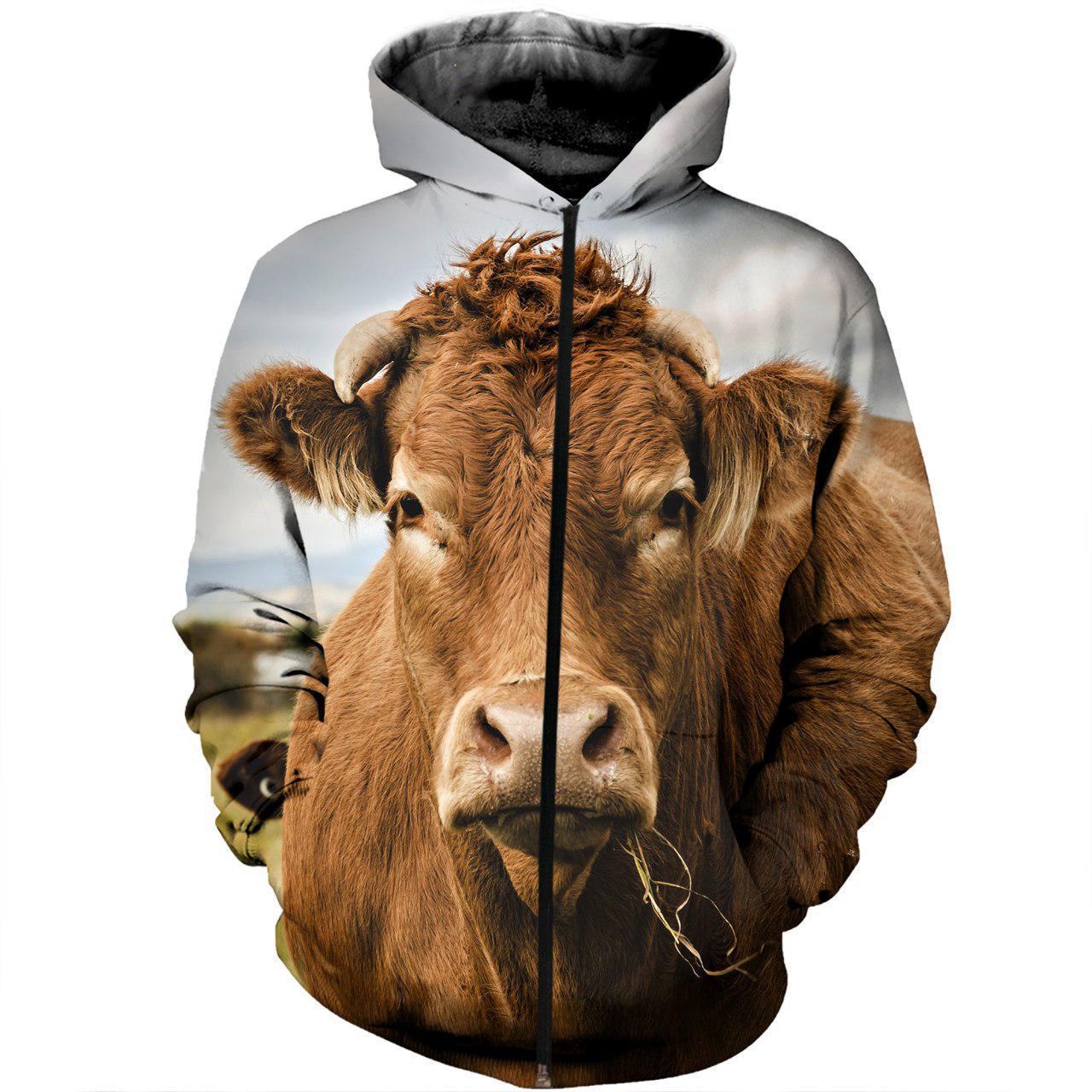 3D All Over Printed Cow - Amaze Style™-Apparel